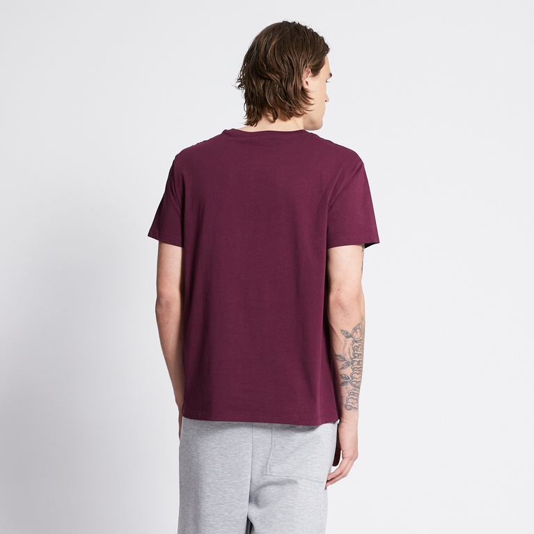 Printed tee "Bill" Burgundy 2